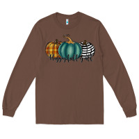 Chestnut happy fall y'all pumkins Long Sleeve Tee - RanaPortraitStore
