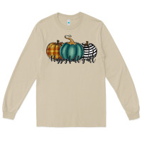 Mushroom happy fall y'all pumkins Long Sleeve Tee - RanaPortraitStore