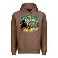 Chestnut pretty girls walk like this Premium Hoodie - NancyCooperArtShop