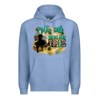Colony Blue pretty girls walk like this Premium Hoodie - NancyCooperArtShop