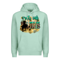 Seafoam pretty girls walk like this Premium Hoodie - NancyCooperArtShop