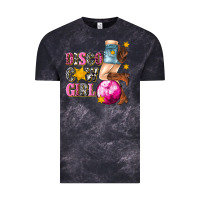 Cloud Black disco cowgirl Vintage Tee - texasbilliewilder