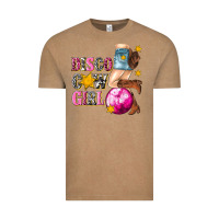 Vintage Coffee disco cowgirl Vintage Tee - texasbilliewilder