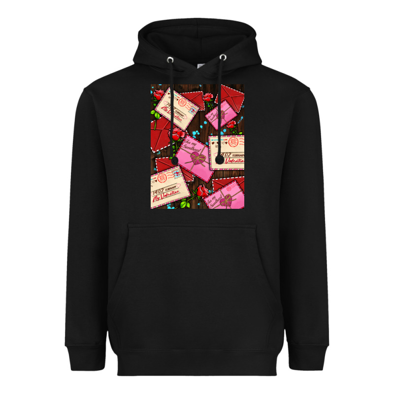Love Letters With Roses  Air Heavyweight Hoodie by AdoDesignShop | Teevron