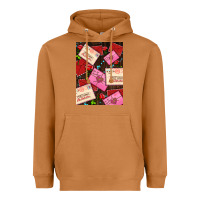Meerkat love letters with roses  air Heavyweight Hoodie - AdoDesignShop
