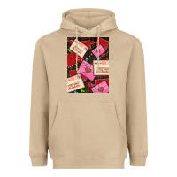 Mushroom love letters with roses  air Heavyweight Hoodie - AdoDesignShop
