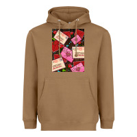 Toasted Coconut love letters with roses  air Heavyweight Hoodie - AdoDesignShop