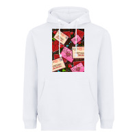 White love letters with roses  air Heavyweight Hoodie - AdoDesignShop