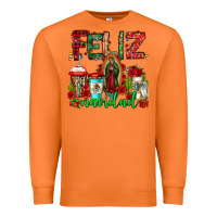 Carrot feliz navidad lady of Guadalupe christmas coffee Premium Sweatshirt - Jasminsmagicworld