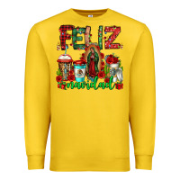 Lemon feliz navidad lady of Guadalupe christmas coffee Premium Sweatshirt - Jasminsmagicworld