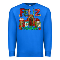 True Royal feliz navidad lady of Guadalupe christmas coffee Premium Sweatshirt - Jasminsmagicworld
