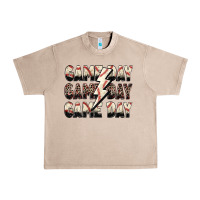 French Oak game day game day baseball lightning bolt Urban Heavy Tee - Zillion Design Studio