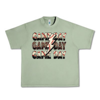 Oil Green game day game day baseball lightning bolt Urban Heavy Tee - Zillion Design Studio
