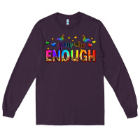 Plum you are enough Long Sleeve Tee - Zillion Design Studio