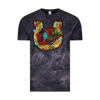 Cloud Black Christmas Horseshoe Vintage Tee - RanaPortraitStore