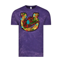 Cloud Purple Christmas Horseshoe Vintage Tee - RanaPortraitStore