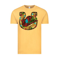 Vintage Mustard Christmas Horseshoe Vintage Tee - RanaPortraitStore