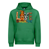 Emerald Love Fall Gnome Urban Hoodie - BundleAndBundleShop