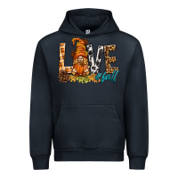 Navy Love Fall Gnome Urban Hoodie - BundleAndBundleShop