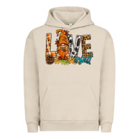 Pigment French Oak Love Fall Gnome Urban Hoodie - BundleAndBundleShop
