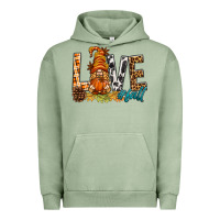Pigment Oil Green Love Fall Gnome Urban Hoodie - BundleAndBundleShop