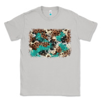 Moon Dust Cowhide Turquoise Glitter Classic Tee - FaDigitalArtStudio