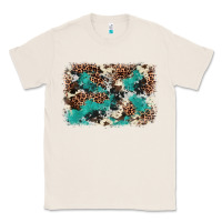 Cowhide Turquoise Glitter Classic Tee | Teevron