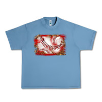 Pebble Blue baseball background Urban Heavy Tee - texasbilliewilder
