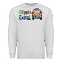 Dove Grey hippie soul caravan Premium Sweatshirt - BarkalooDesign