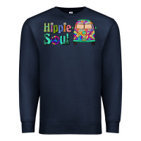 Navy hippie soul caravan Premium Sweatshirt - BarkalooDesign