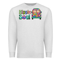 Oatmeal Heather hippie soul caravan Premium Sweatshirt - BarkalooDesign