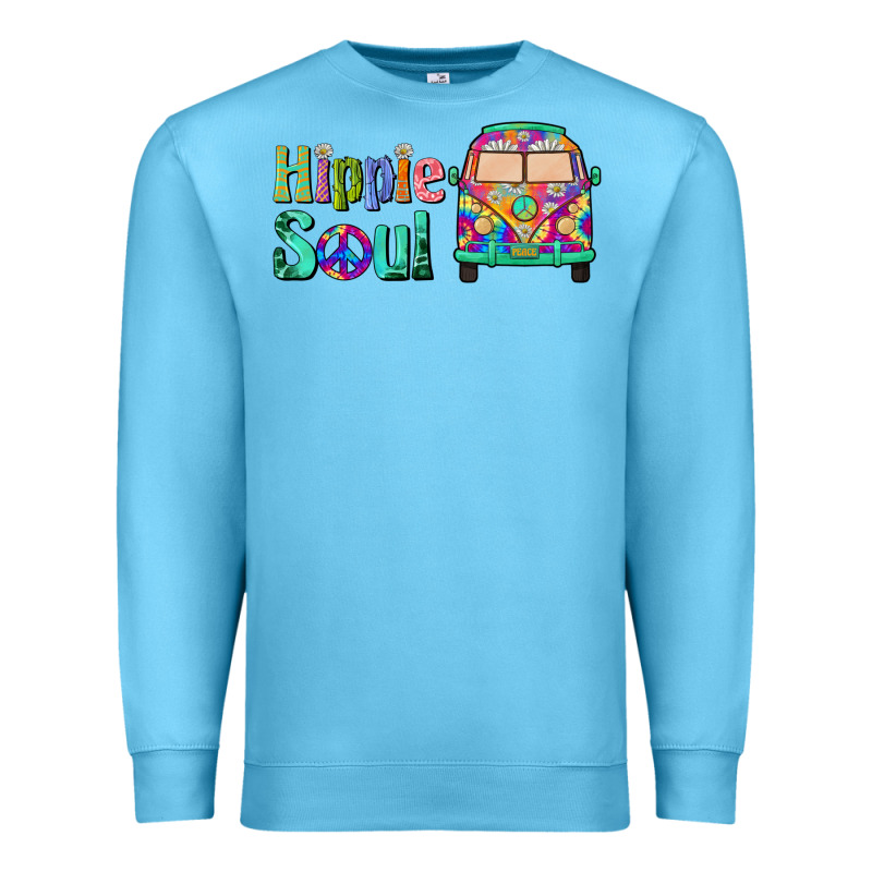Hippie Soul Caravan Premium Sweatshirt by BarkalooDesign | Teevron