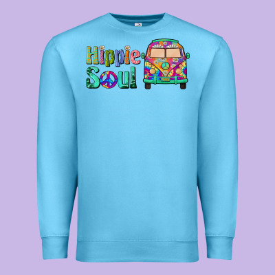 Hippie Soul Caravan Premium Sweatshirt Designed By Barkaloodesign