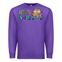 Purple hippie soul caravan Premium Sweatshirt - BarkalooDesign