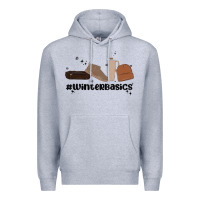 Heather Grey winter basics stanley Premium Hoodie - MaliasSmallBusiness