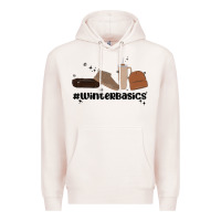Pale Pink winter basics stanley Premium Hoodie - MaliasSmallBusiness