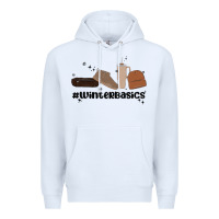 White winter basics stanley Premium Hoodie - MaliasSmallBusiness
