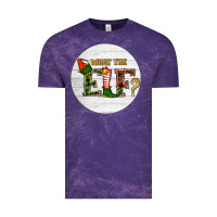 Cloud Purple What The Elf Christmas Vintage Tee - RanaPortraitStore