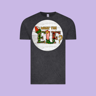 Vintage Tee What The Elf Christmas