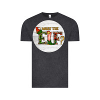 Vintage Black What The Elf Christmas Vintage Tee - RanaPortraitStore
