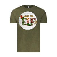 Vintage Olive What The Elf Christmas Vintage Tee - RanaPortraitStore