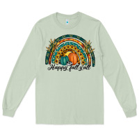 Matcha happy fall y'all rainbow Long Sleeve Tee - RanaPortraitStore