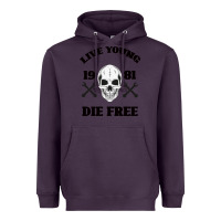 Plum Live Young Die Free Heavyweight Hoodie - Bettercallsaul