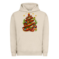 Pigment French Oak Christmas Feliz Navidad Sombrero Tree Urban Hoodie - BundleAndBundleShop