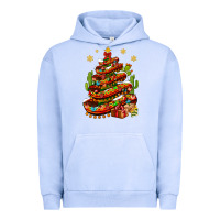 Pigment Grape Ice Christmas Feliz Navidad Sombrero Tree Urban Hoodie - BundleAndBundleShop