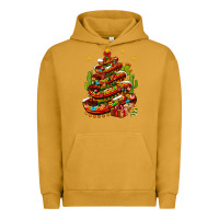 Pigment Peanut Butter Christmas Feliz Navidad Sombrero Tree Urban Hoodie - BundleAndBundleShop