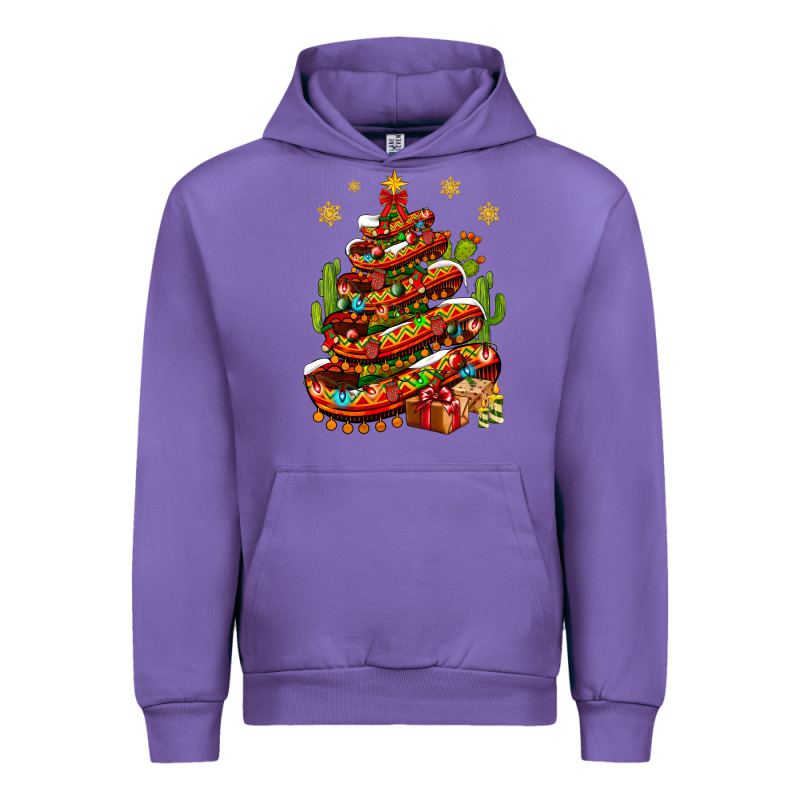 Christmas Feliz Navidad Sombrero Tree Urban Hoodie by BundleAndBundleShop | Teevron