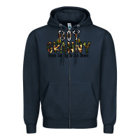 Navy boy granny from son up to sondown Zipper Hoodie - CowhideDigitalArt