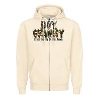 Sandshell boy granny from son up to sondown Zipper Hoodie - CowhideDigitalArt