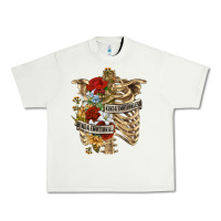 Pistachio Kinda Emotionless Kinda Emotional Skeleton Urban Heavy Tee - RanaPortraitStore